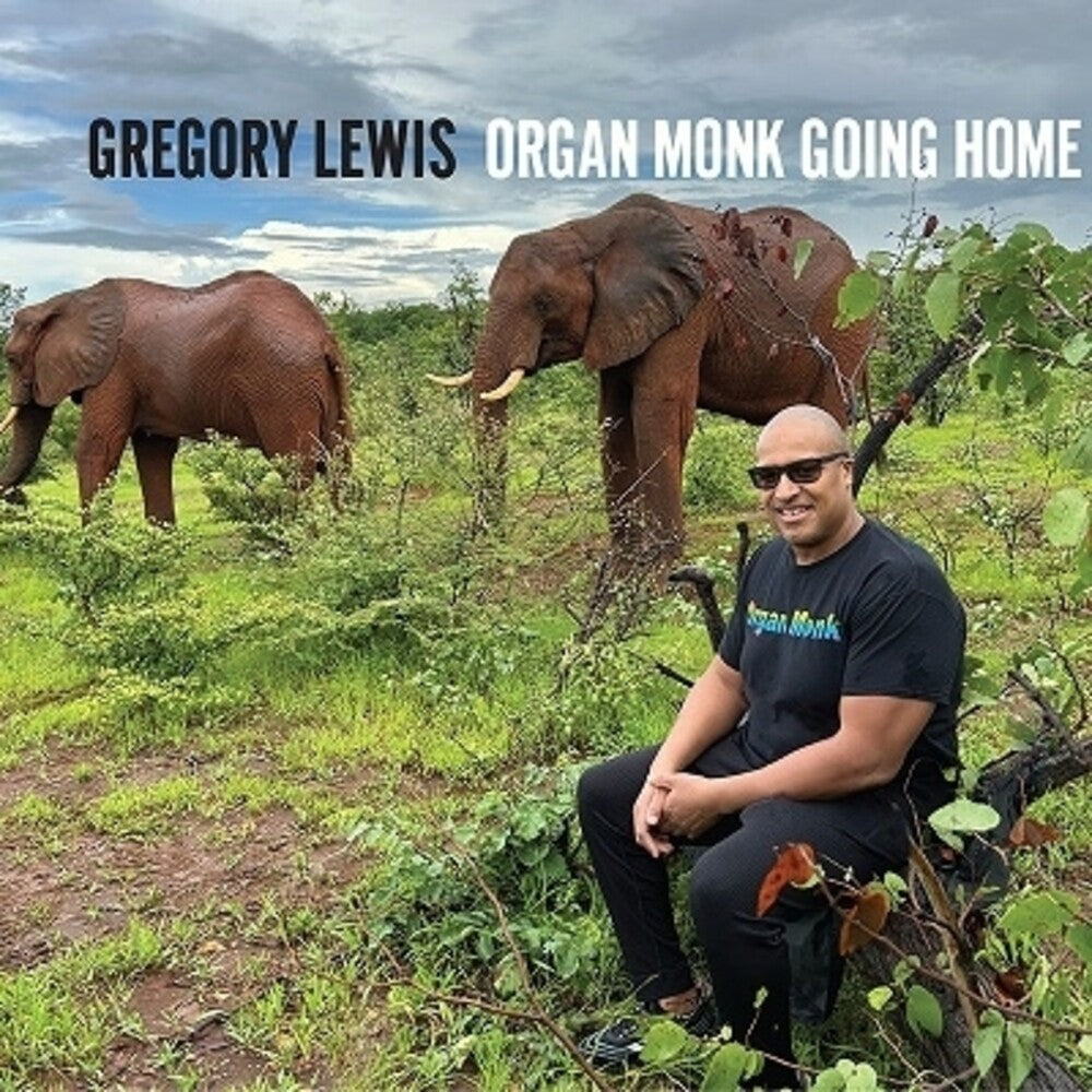 the album cover for Gregory Lewis - Organ Monk Going Home