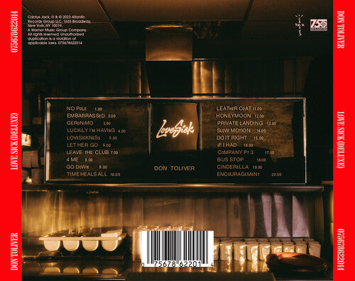 ドン・トリヴァー - Love Sick (デラックス版) (CD)