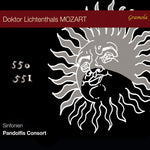 the album cover for Mozart / Bratt / Pandolfis Consort - Doktor Lichtenthals Mozart