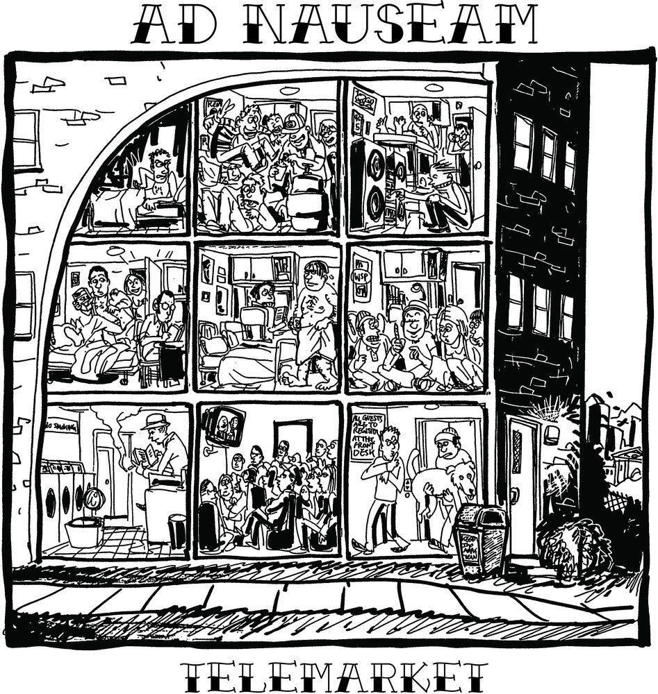the album cover for Telemarket - Ad Nauseam