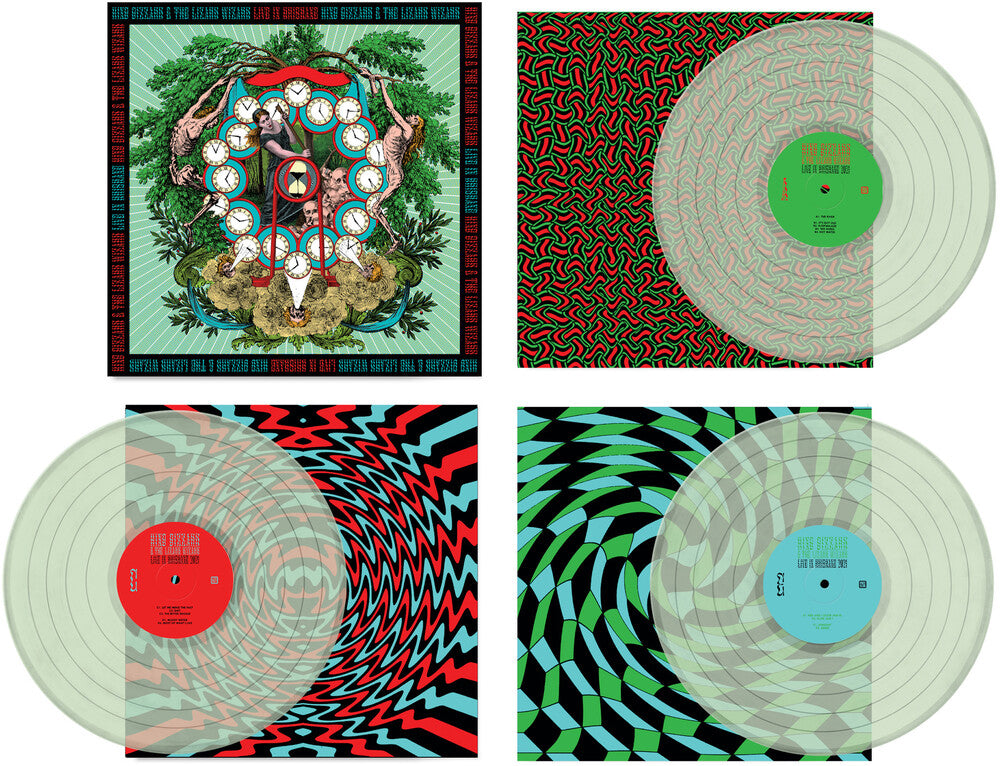 the album cover for King Gizzard & The Lizard Wizard - Live In Brisbane (Fuzz Club Official Bootleg)