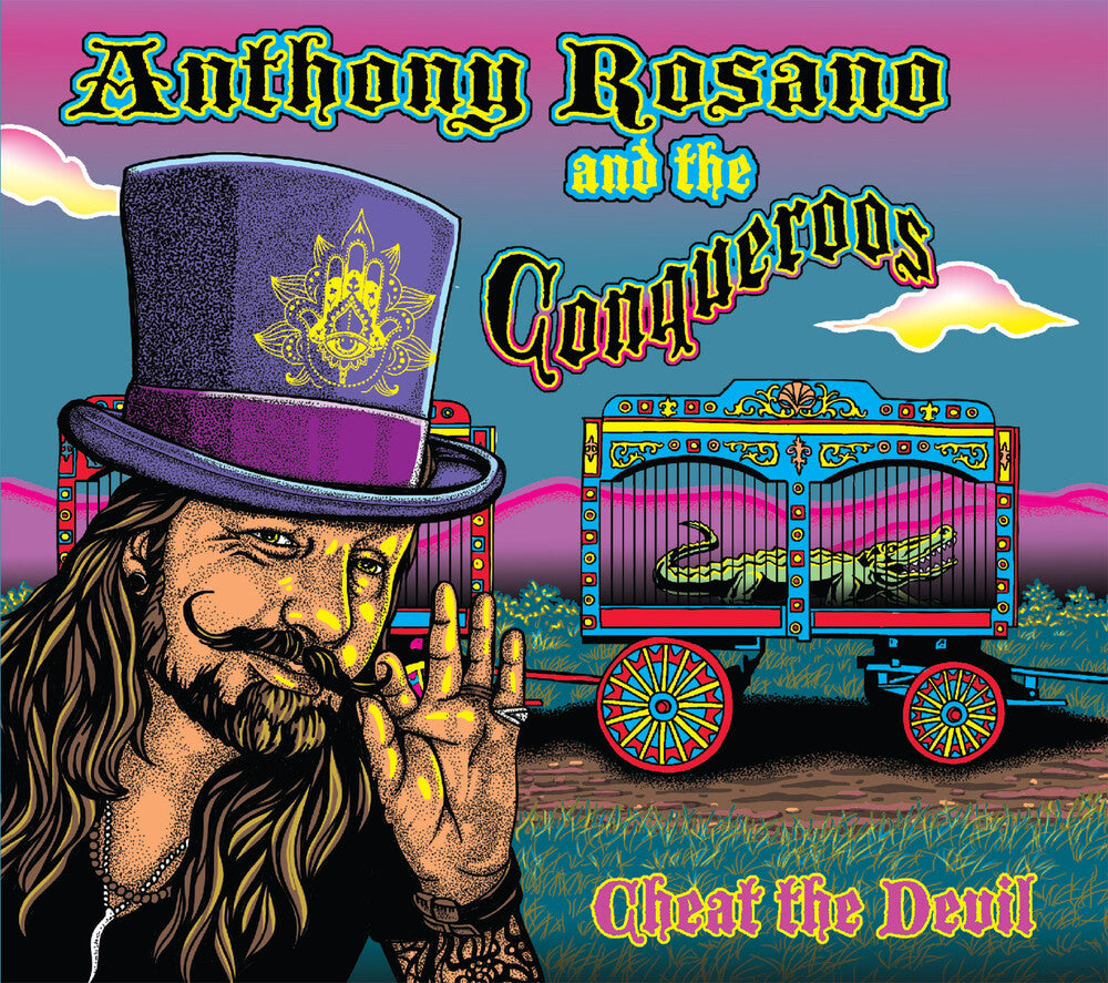 the album cover for Anthony RosanoAnd The Conqueroos - Cheat The Devil
