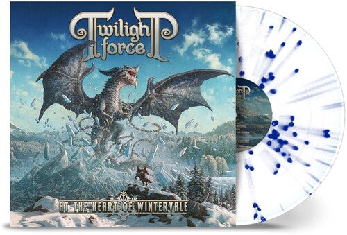 Twilight Force - En el corazón de Wintervale - Salpicaduras blancas y azules (vinilo)
