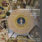 the album cover for Vinders / Choir Of Sidney Sussex College - Missa Myns Liefkens Bruyn Ooghen Missa Fors