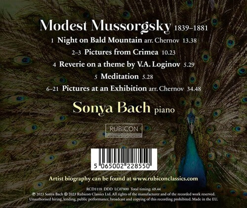 Sonya Bach - Mussorgsky: Pictures at an Exhibition, Night on the Bald Mountain (CD)