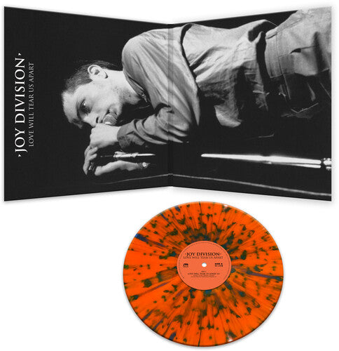 Joy Division - Love Will Tear Us Apart - Salpicaduras naranja y negra (Vinilo)