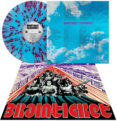 ブレインチケット - Psychonaut - ブルー/レッド スプラッター (ビニールレコード)