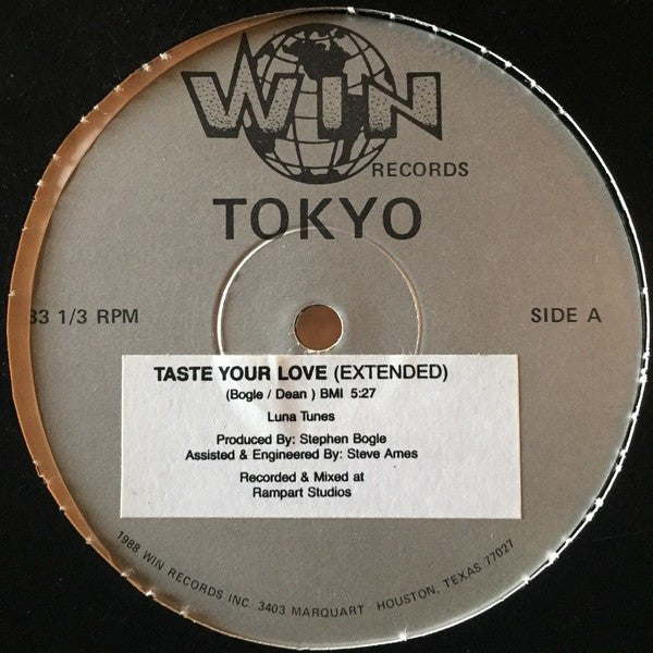 Tokyo (13) : Taste Your Love (12")