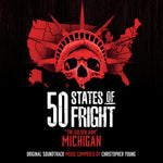the album cover for Christopher Young(Colv) (Gol) (Ltd) - 50 States Of Fright: The Golden Arm (Michigan)
