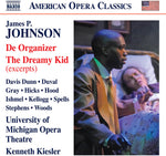 the album cover for Johnson / Ishmel / Kellogg - De Organizer (Excerpts) The Dreamy Kid (Excerpts)