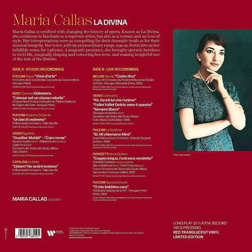 Maria Callas - La Divina - Compilación (BEST OF CALLAS) (Vinilo)
