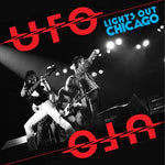 UFO - LIGHTS OUT IN CHICAGO - レッド/ブラック・スプラッター (ビニールレコード)