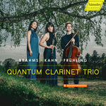 the album cover for J Brahms .S. / Kahn,Robert / Veronesi,Elena - Quantum Clarinet Trio