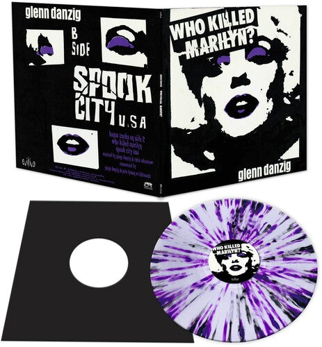 Glenn Danzig - ¿Quién mató a Marilyn? - Vinilo con salpicaduras blancas, moradas y negras