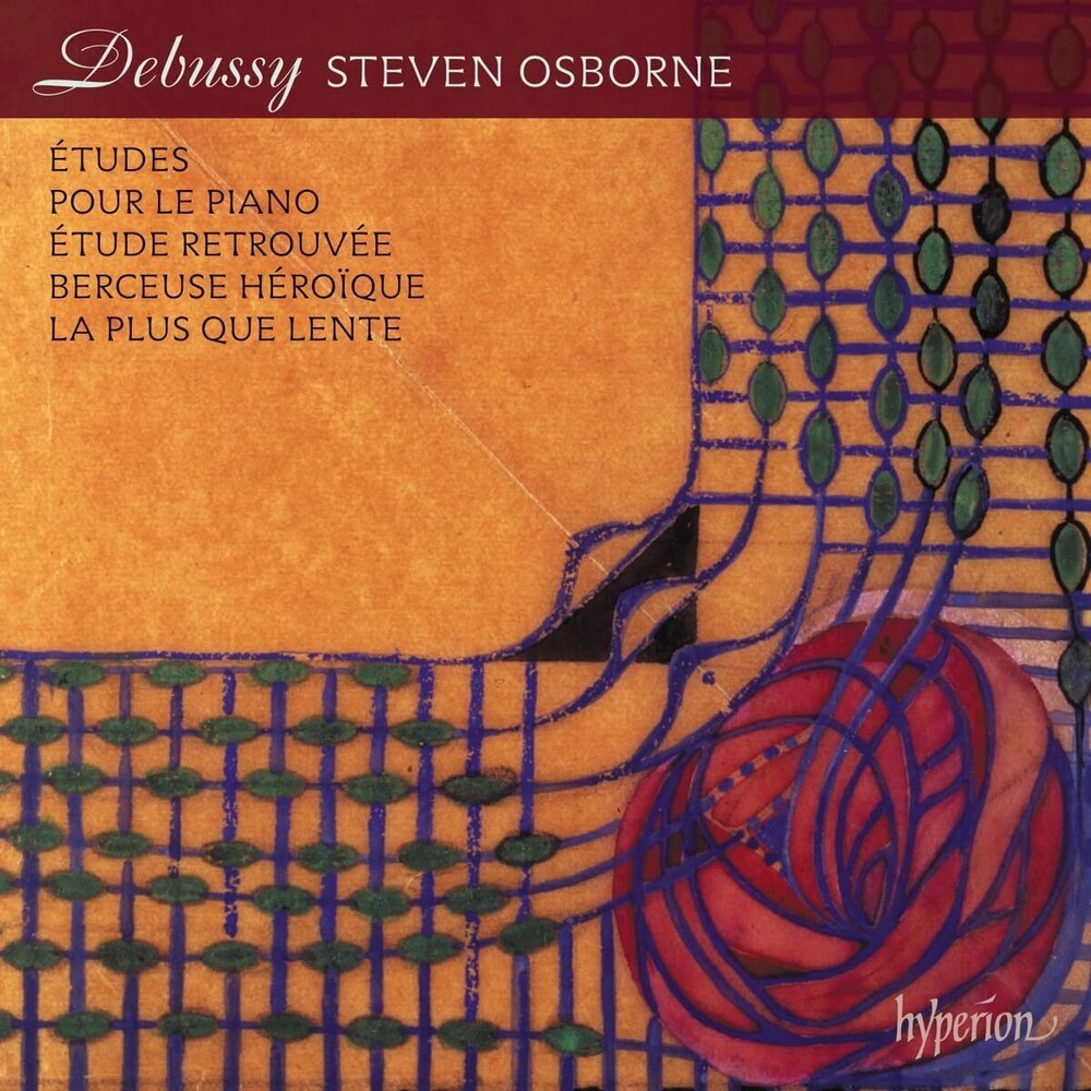 the album cover for Steven Osborne - Debussy: Etudes & Pour Le Piano