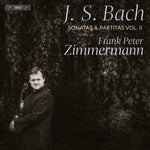 the album cover for J Bach .S. / Zimmermann - Sonatas & Partitas Vol. 2 (Hybr)