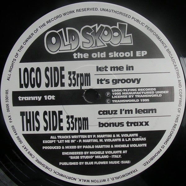 Old Skool : The Old Skool EP (12", EP)