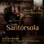 the album cover for Santorsola / Tortorelli / Meluso - Music For Violin / Viola & Piano