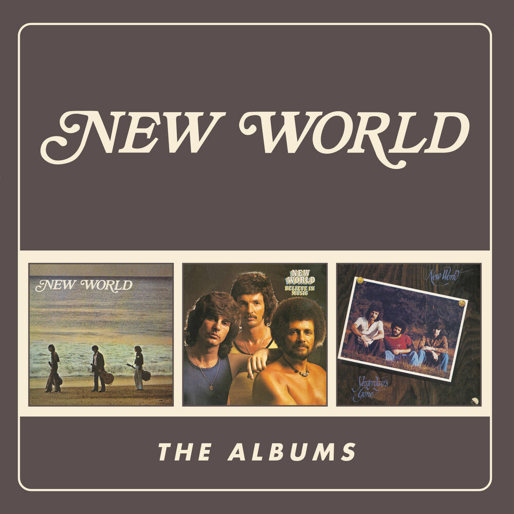 the album cover for New World - Albums (Uk)