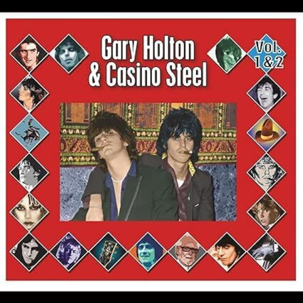 the album cover for Gary Holton& Casino Steel - Vol 1 & 2 (Uk)