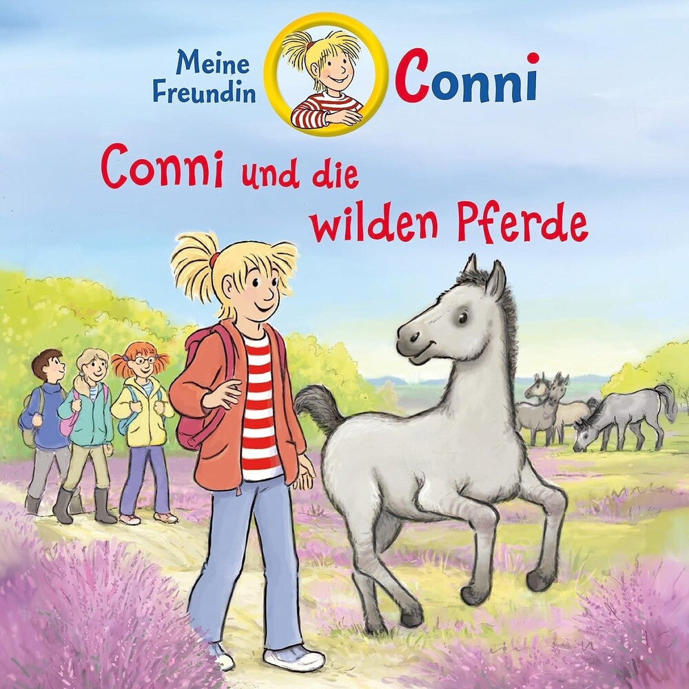 the album cover for Conni - 73: Conni Und Die Wilden Pferde (Hol)