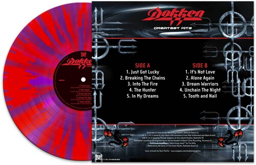 Dokken - Grandes éxitos - Salpicadura roja y morada (Vinilo)