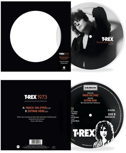 T. Rex - Truck-On Tyke: 50.º aniversario - Disco de vinilo con imágenes de 7 pulgadas (edición limitada)