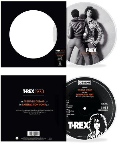 T.Rex - Teenage Dream: 50th Anniversary - 限定ピクチャーディスク 7インチ ビニール (ビニール)