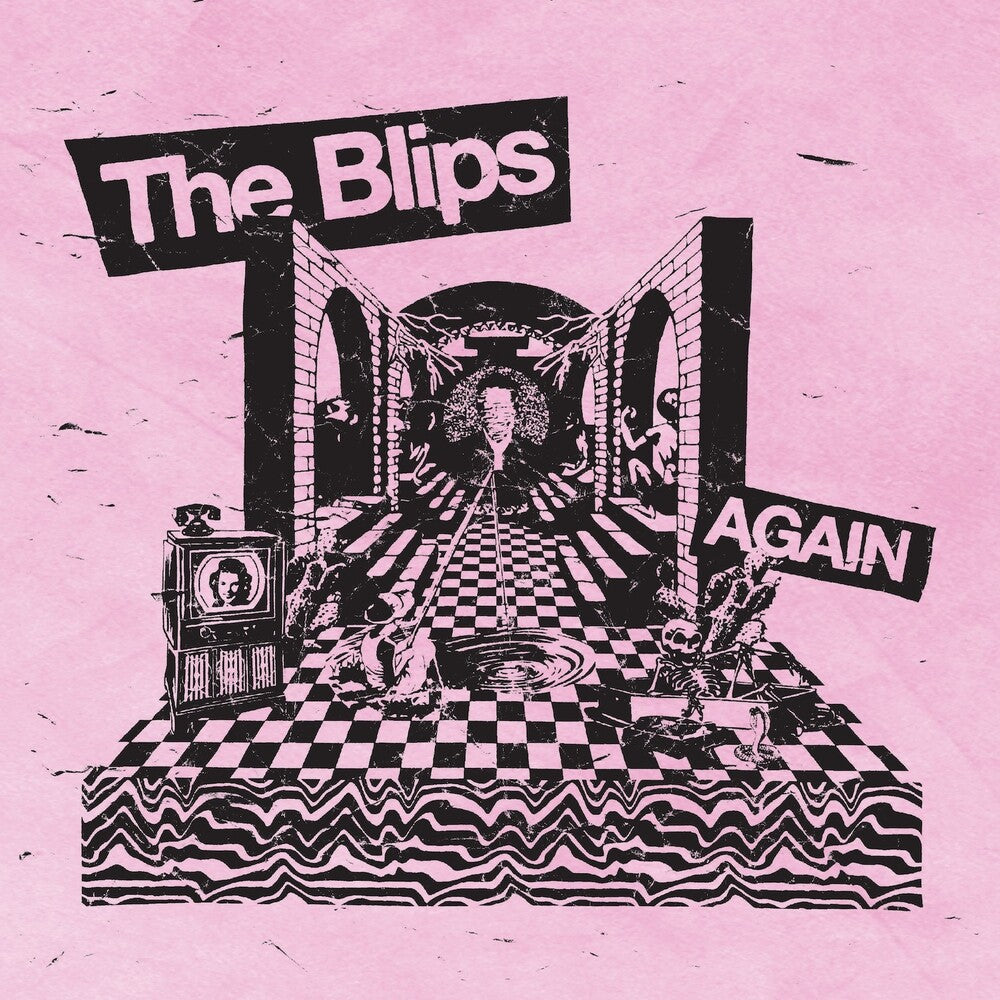 the album cover for The Blips - Again
