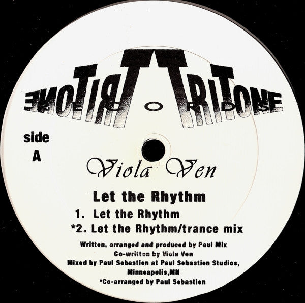 Viola Ven : Let The Rhythm (12")