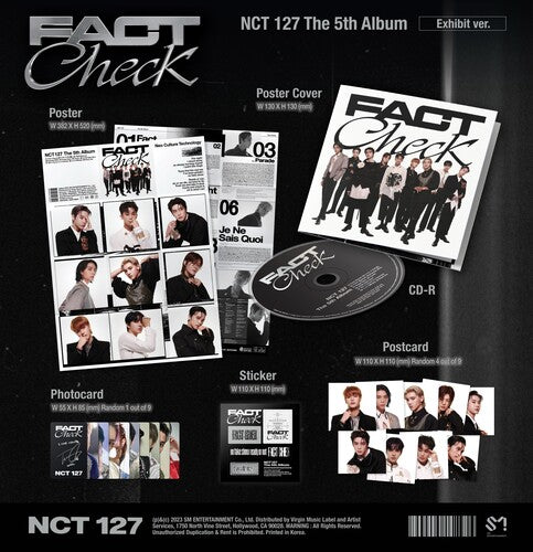 NCT 127 - El quinto álbum "Fact Check" (CD)