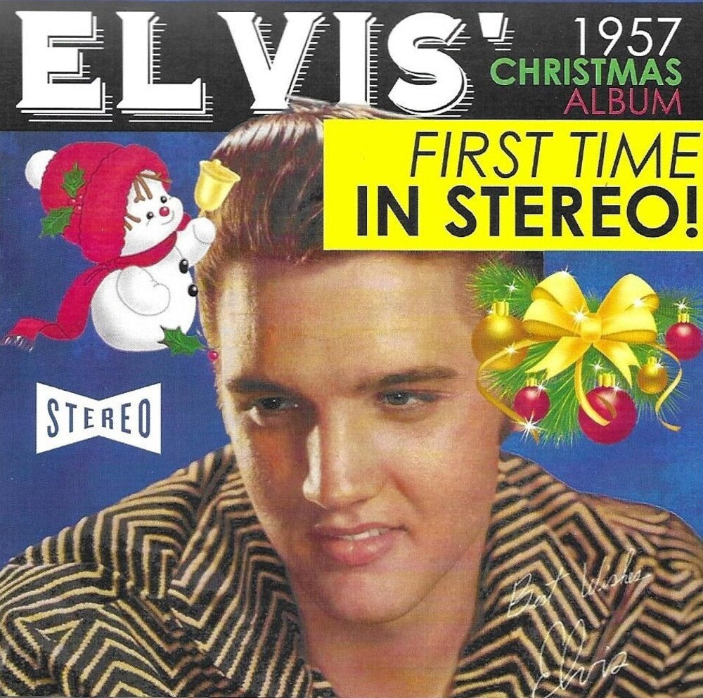 the album cover for Elvis Presley - 1957 Christmas Album