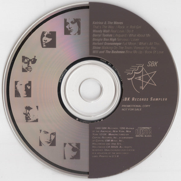 Various : SBK Records Sampler (CD, Comp, Promo)