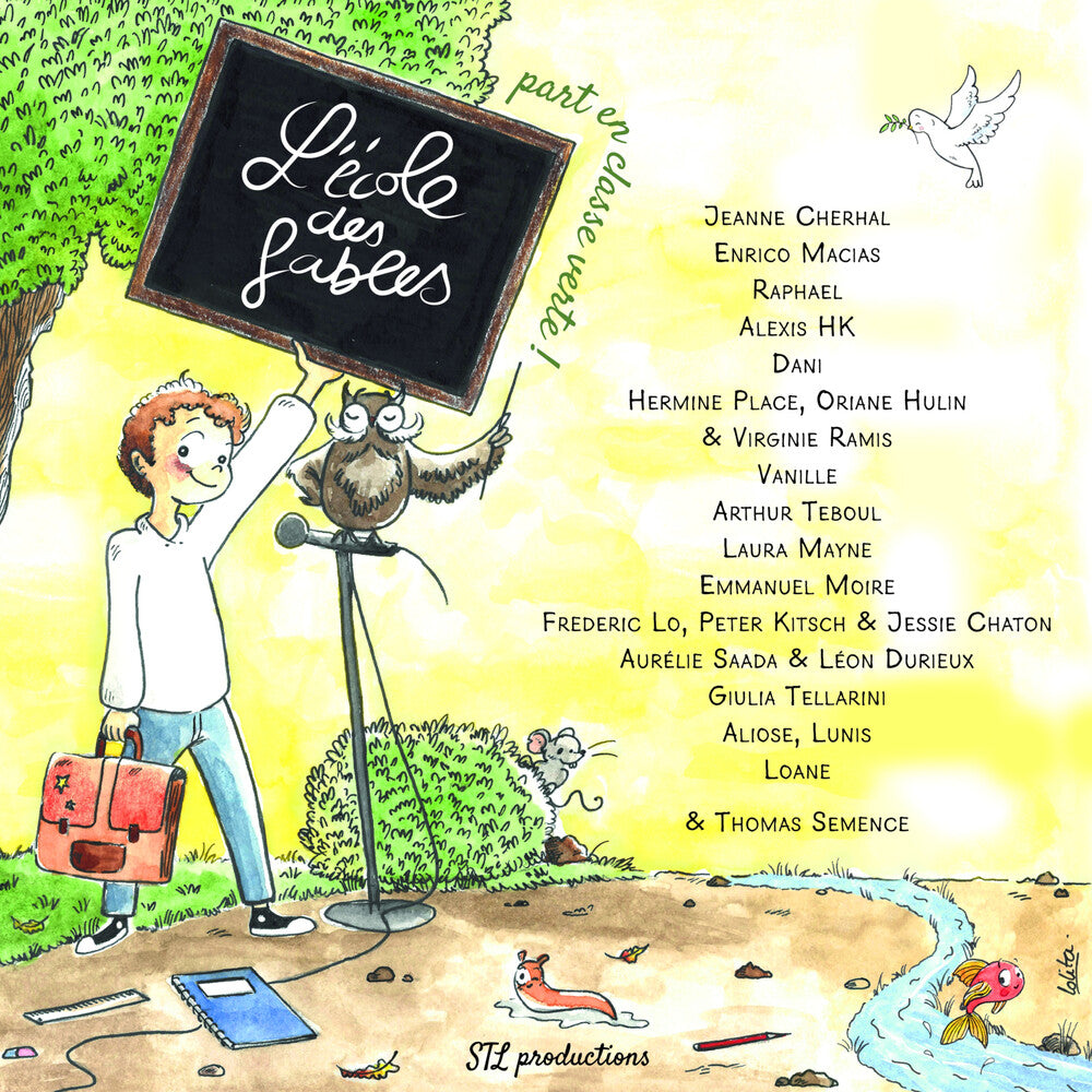the album cover for L'ecole Des Fables - L'ecole des fables part en classe verte