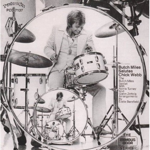 the album cover for Butch Miles - Butch Miles Salutes Chick Webb