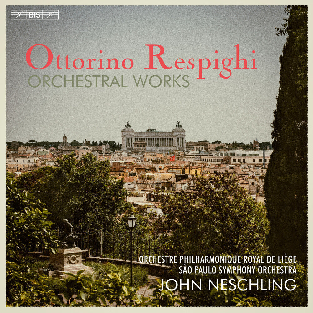 the album cover for Bach / Rachmaninoff / Respighi - Orchestral Works (Hybr)