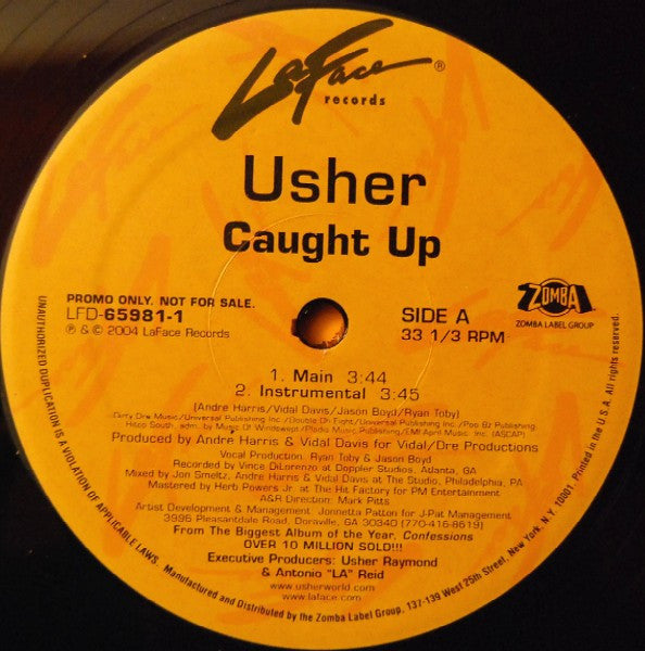 Usher : Caught Up (12", Single)