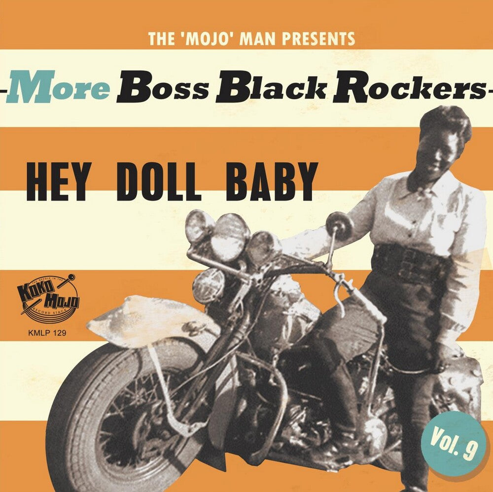 the album cover for More Boss Black Rockers 9: Hey Doll Baby / Various - More Boss Black Rockers 9: Hey Doll Baby / Various