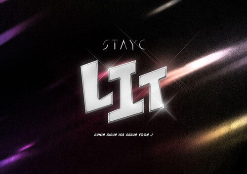 STAYC - Lit - バージョンB - 32ページフォトブック、Litオリジナルパス+トレーディングカード(B)(CD)付き