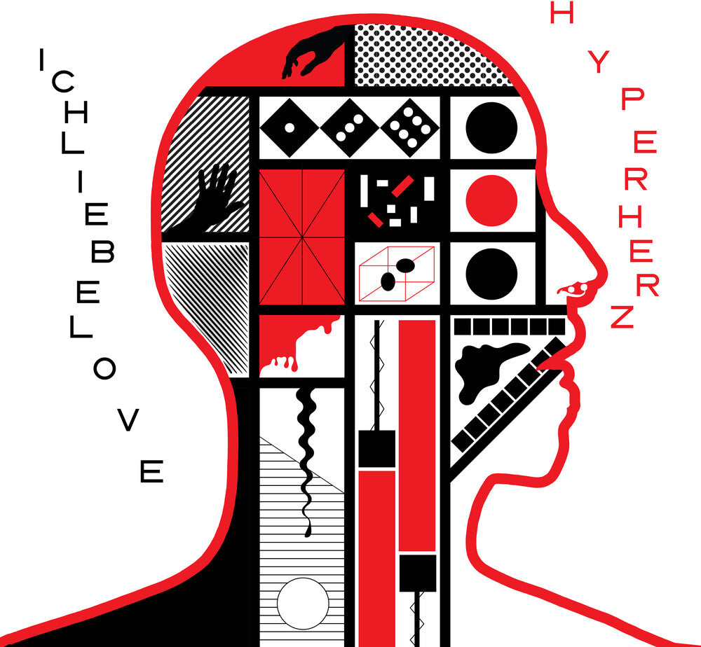 the album cover for Ichliebelove - Hyperherz