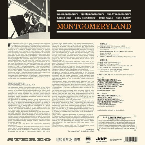 Wes Montgomery - Montgomeryland - Vinilo limitado de 180 gramos con pistas adicionales (vinilo)