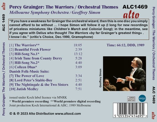 Geoffrey Simon - Percy Grainger: The Warriors & Other Orchestral Works (CD)