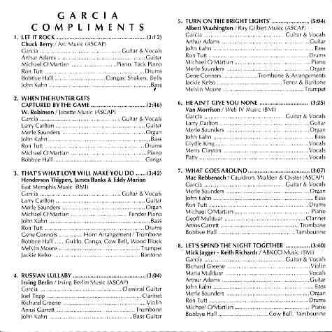 Jerry Garcia : Garcia (CD, Album, RE, RM)