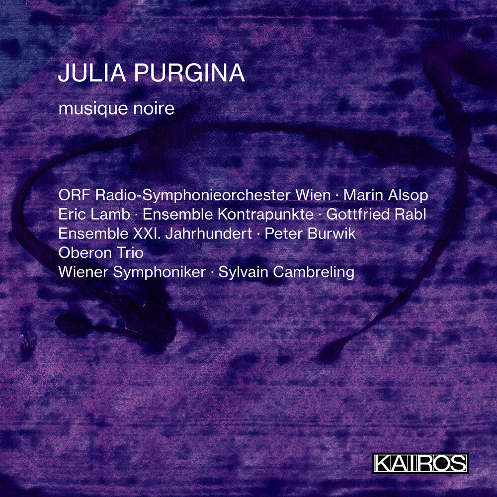 the album cover for Julia Purgina: Musique Noir / Various - Julia Purgina: Musique Noir / Various