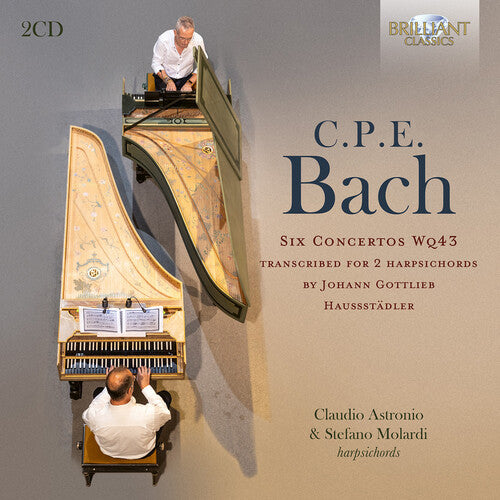 CPE Bach - Seis conciertos, WQ43 transcritos para dos clavicordios (CD)
