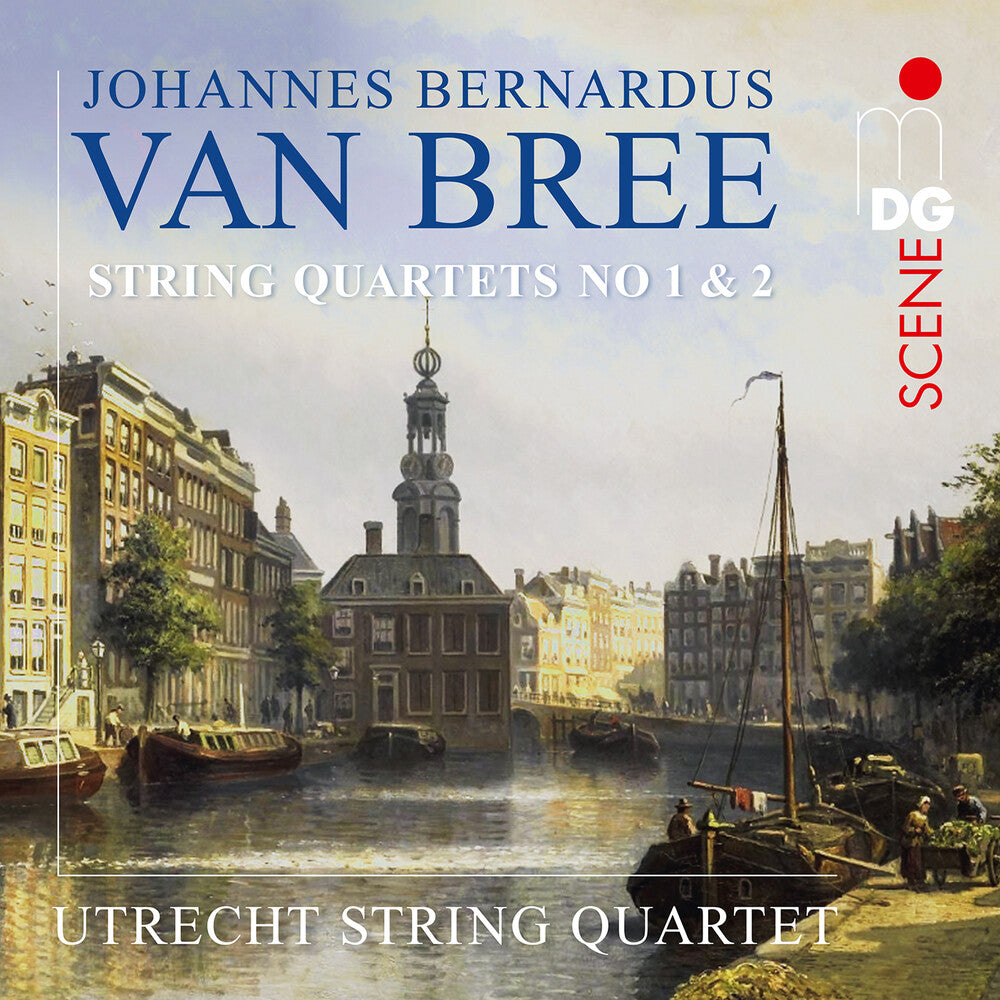 the album cover for Van Bree / Utrecht String Quartet - String Quartets Nos. 1 & 2