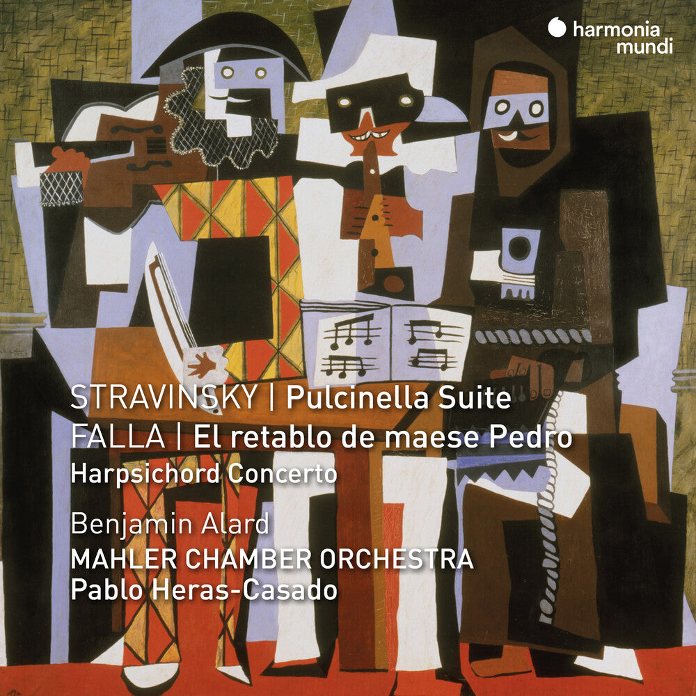 the album cover for Mahler Chamber Orchestra / Heras-Pablo Casado - Stravinsky: Pulcinella Suite Falla: El Retablo De