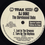 DJ Duke : The Unreleased Dubs (12", Ltd, Promo)