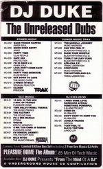DJ Duke : The Unreleased Dubs (12", Ltd, Promo)