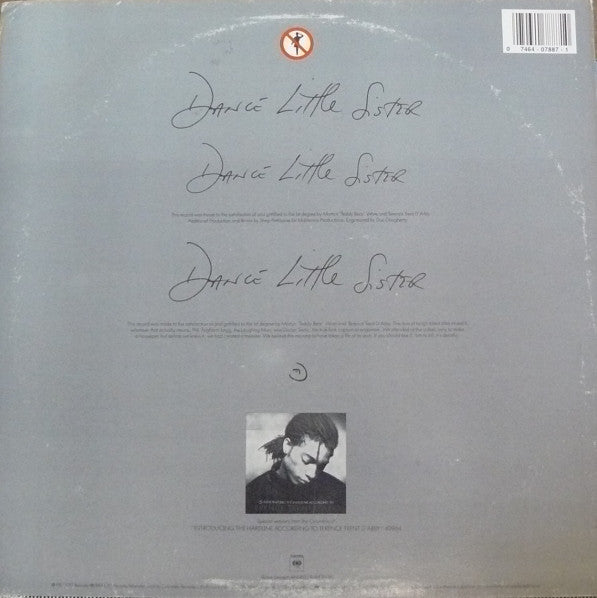 Terence Trent D'Arby : Dance Little Sister (12")